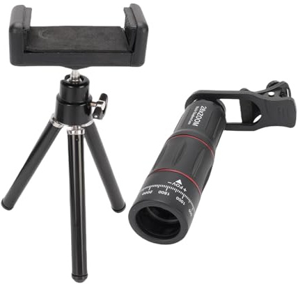 Zunate Telefonkameralinsats, 28x Tele med 0,6x Vidvinkel 20x Macro 198 Fisheye Lens Universal Photography Accessory for Smartphones