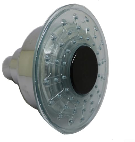 Ducha digital LED, cabezal de ducha con sensor de temperatura, 3 modos de cambio de color, modos versátiles de pulverización