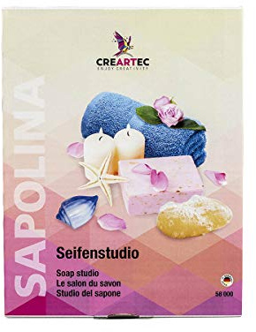 Sapolina Creartec - Juego de jabón para hacer jabón en casa, diseño de conchas, fabricado en Alemania