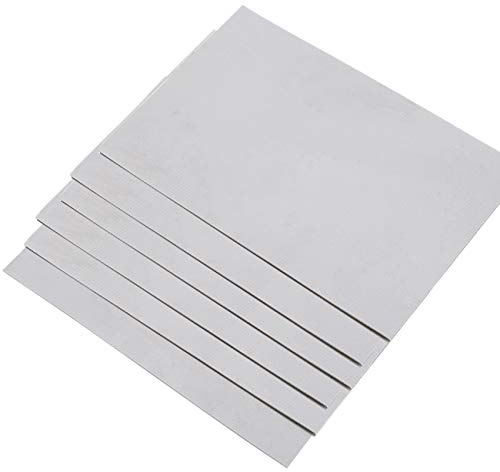 YIPINER 6 Pcs Boat Repair Kit with PVC Patches Set Accessory for Inflatable Boat Kayak (Grey)
