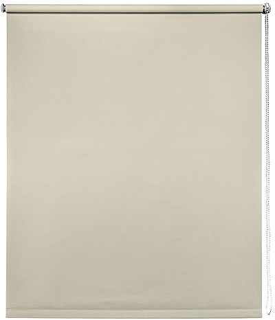 Natural Thermal Blackout Roller Blind - 140cm width x 165cm drop