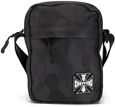 WEST COAST CHOPPERS Umhängetasche (Black Camo,One Size)