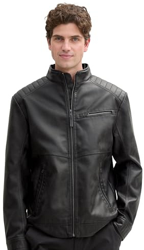 TOM TAILOR herr 1044633 Konstläderjacka