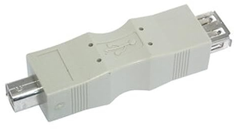 Levitantes Adaptador USB Tipo A Hembra a B Macho, Permite conexión de Dispositivos USB, Ideal para impresoras y escáneres.