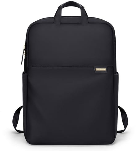 GOLF QUALITY Laptop Rucksack Herren 16 Zoll Business Reiserucksack Handgepäck Rucksack Damen Bussiness Rucksack wasserdicht, Backpack Daypack für Schule, Fahrradfahren, Freizeit und Reise Schwarz