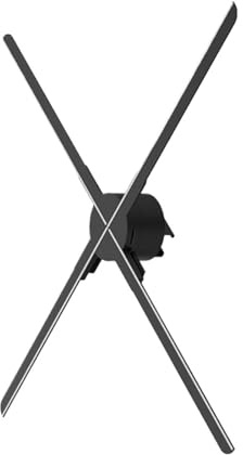 Naked-Eye 3D Holografisk Projektor Hologramspelare LED Fläkt Stereoskopisk Display Avbildning Reklam Ljusdekoration Kantlösa bilder(65cm 1280LED)
