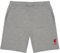 Liverpool FC Official Football Gift Mens Fleece Jogger Shorts Grey Small