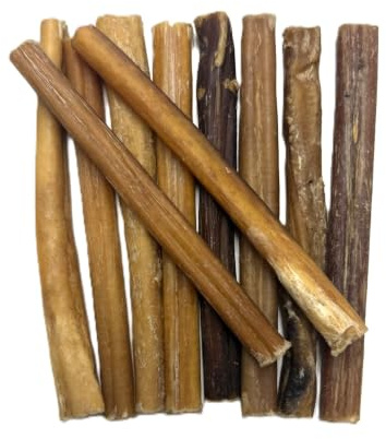 Maltbys' Stores 5x Standard 5 Bulls' Pizzles 100% Natural Dog Chew Treats Bully Sticks [SHC]