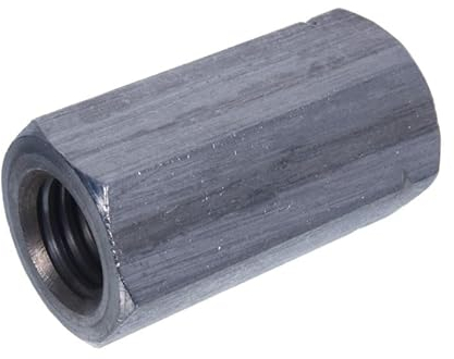 NAJDER Lot de 10 Écrous Manchons de Jonction Longs M6, Écrou Hexagonal à Tige Filetée, Douille D'écartement Entretoise Vis, Acier Inoxydable A2-AISI 304, DIN 6334