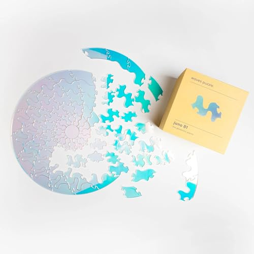 Juno 81 Puzzle - Iridescent Acyrlic Jigsaw For Adults, medium difficulty, level 7 of 10 Puzzle