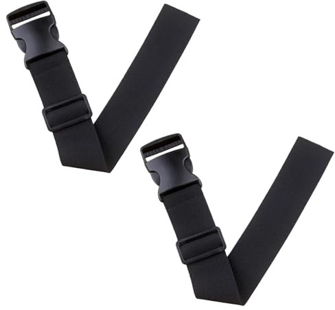 2 Pcs Bag Strap with Clip,Adjustable Backpack Chest Strap,Bumbag Extender Straps Luggage Suitcases Cargo Tie Quick Release Buckle,for School Bag Outside Travel Hiking Jogging Biking