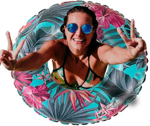 Tubi galleggianti per piscina - Anelli da nuoto gonfiabili da 8 cm, acqua in PVC, zattere da spiaggia portatili | da piscina leggeri e durevoli per adulti uomini donne attività di relax
