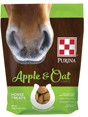 Purina | Apple and Oat Flavored Horse Treats | 3.5 Pound (3.5 lb) Bag