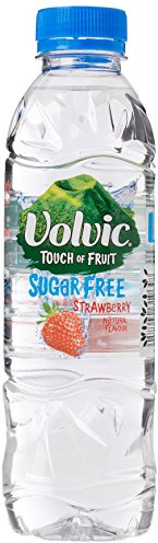 Volvic Touch of Fruits Sugar Free Strawberry Flavoured Water 12 Bottles 500 ml (Pack of 2, Total 24 Bottles)