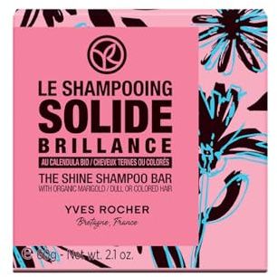 Yves Rocher GREEN HEROES Festes Shampoo Mild & Sanft - zartes Shampoo für gesunde und geschmeidige Haare - Haarseife für mehr Glanz in den Haaren (Glanz)