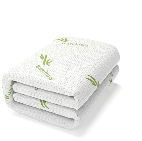 IMFAA BAMBOO Water Proof Mattress Protector Topper cover Extra Deep Fitted 40 CM Depth Breathable Antialergy Non Noisy Bug Proof Single-40Cm