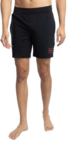 HUGO Laze Shorts CW Ropa de Estar por casa_Short, Black1, S Hombre