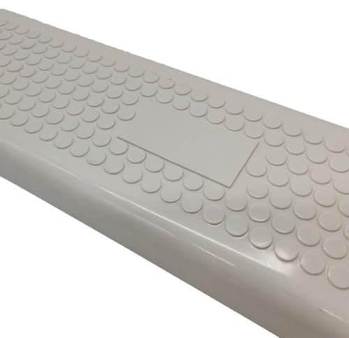 Marches de rechange en plastique moulé pour échelles de piscine de 49 cm, installation facile, design durable et stable, s'adapte à la plupart des échelles hors sol et dans le sol