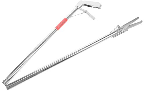 Milisten Klappbarer Schlangenfänger-Clip Robustes Schlangenfänger-Werkzeug Robuster Schlangengreifer Aus Edelstahl