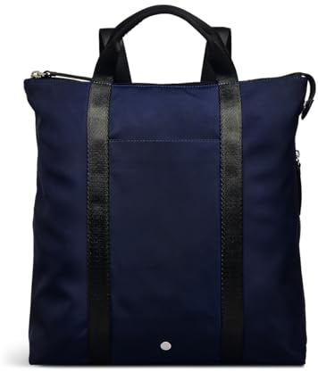 RADLEY London Columbia Road Responsible Medium Ziptop Backpack for Women in Ink Recycled Polyester with Water-based PU Trims