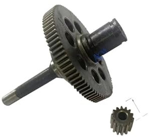 LOOwAH Compatible avec Les Outils tronçonneuse scie à Main scie forestière Petit engrenage 550 Moteur sans Balai engrenage avec Ensemble d'arbre Mini engrenage Universel