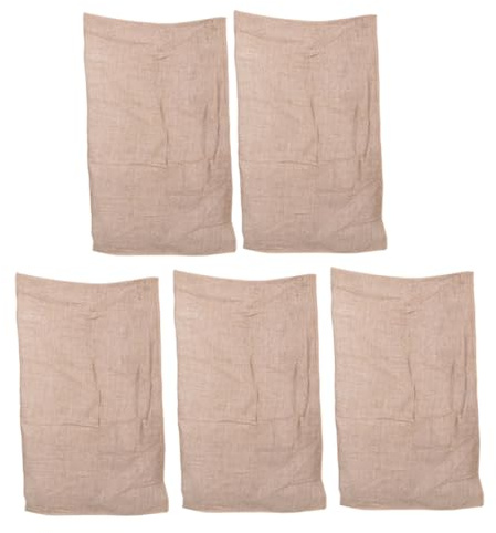 CONGARTENO 5pcs Woven Jute Bags for Storage Vegetable Bags for Fruits and Vegetables Multi-Functional Kitchen Storage Pouches