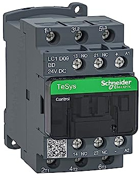 Schneider Electric TeSys D - AC Contactor, 24 V DC, 50/60 Hz, 3 Pole, 3NO, 32A, Fixed & DIN Rail Mounting, LC1D32BD