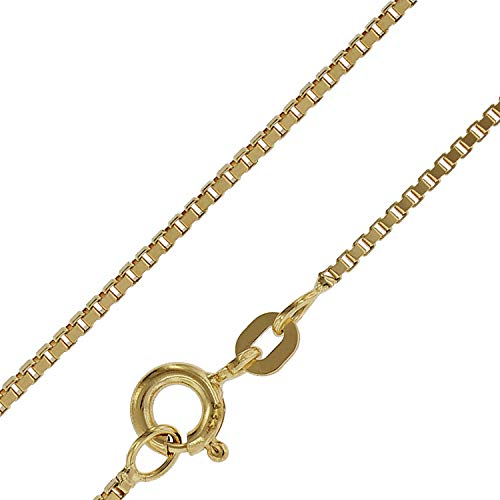 trendor Halskette für Anhänger 333 Gold Venezianer Kette 0,9 mm Kette aus Echtgold schönes Geschenk 71750 40 cm