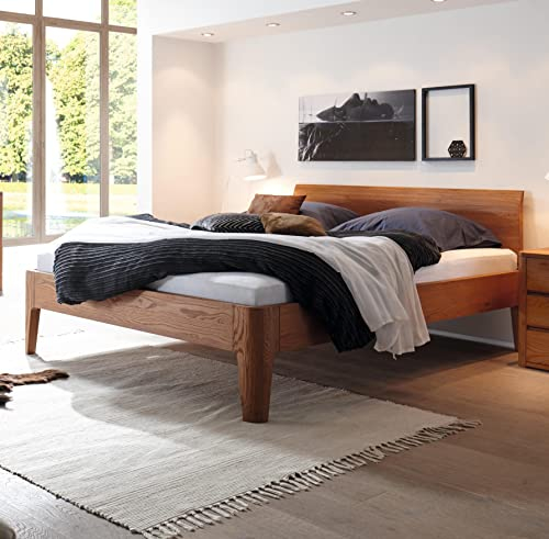 Hasena Komfortbett Lisiano 30 extra hoch Eiche Cognac 160x200