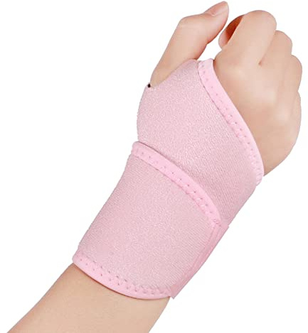 SONGQEE Wrist Thumb Splint Hand Support Strap for women, Adjustable Sports Protector Compression Wrap Bracer for Carpal Tunnel Syndrome, Arthritis, Tendonitis, Sprains, Wrist Guard 1 Size Fit Both