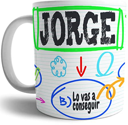 Genérico Taza opositor personalizada con nombre, motivacional, original y divertida para los desayunos.