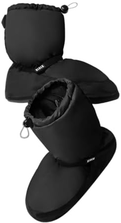 Etoile Scaldapiedi Stivaletti IM009B Unisex per Bloch Donna Uomo Sport Danza Classica Saggio Relax Esibizione Prove Piede Piedi Fitness Allenamento Ballo Balletto (Nero, M)