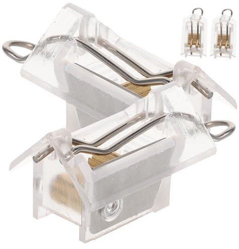 MUCKLILY 4Piezas Cerraduras De Cordón para Mecanismo De Bloqueo De Cable Profesional Accesorios para Persiana Veneciana y Enrollable De Persiana De Ventana