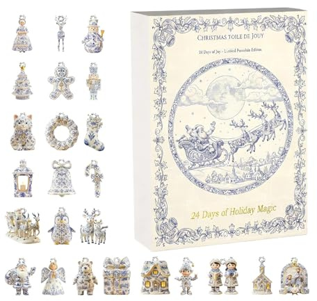 Christmas Calendar Advent 2025 2d Acrylic Decorations