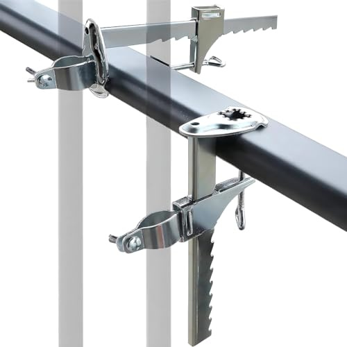 Luxorium Supporto per Ombrellone 1 Pezzo per Balcone Supporto Ombrellone Balcone Regolabile per Terrazza Tavolo Ringhiera Intervallo di Serraggio 0-20 cm