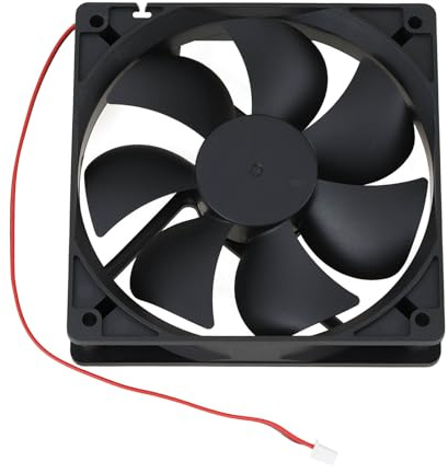 eMagTech Ventilador de Caja 120mm 2 Pines Doble Rodamiento 12v 0.35a Compatible con PY-1225H12S 120 x 120 x 25 mm para pc