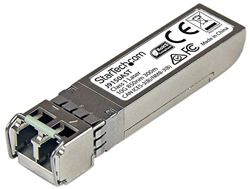 StarTech.com 10 Gigabit LWL SFP+ Transceiver Modul, HP J9150A kompatibel, MM LC mit DDM, 300m, 10GBase-SR