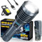 Amzyigou A8 2024 Taschenlampe Extrem Hell (Grey)