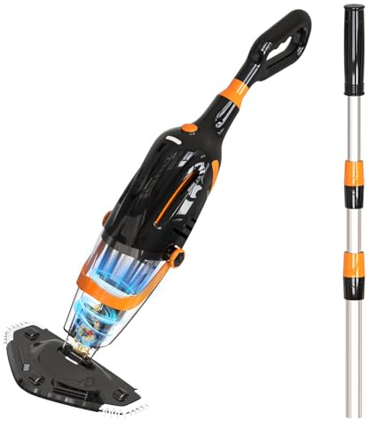 PoolyPoly Aspirapolvere Piscina a Batteria, Aspiratore per Piscina