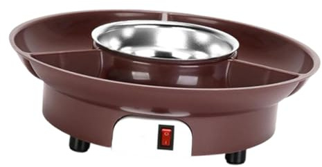 FytStycale Pot à Fondue Au Chocolat Portable Électrique avec Plateau Détachable pour Fonte de Chocolat Beurre et Fromage Parfait pour Cadeaux et Soirées