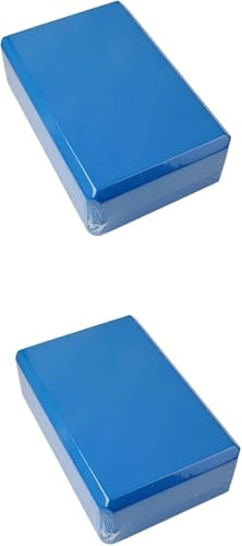 Blocs De Yoga En Mousse EVA Haute Densité | 2 Pièces Blocs De Danse Pour Étirements Et Fitness | Léger Antidérapant Brique De Sport Pour Équilibre, Hot Yoga, Débutants, Gym, Sports À Domicile