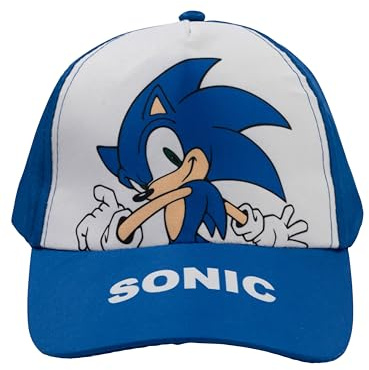 United Labels Sonic The Hedgehog-keps för pojkar – barnkeps basebollkeps justerbar blå