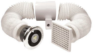 Manrose 100mm LED Shower Light/Extractor Fan