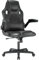 Play haha.Ergonomic high back seat with breathable mesh insert padded armrests tilt adjustment durable base lumbar support PU leather surface for gaming home or office use
