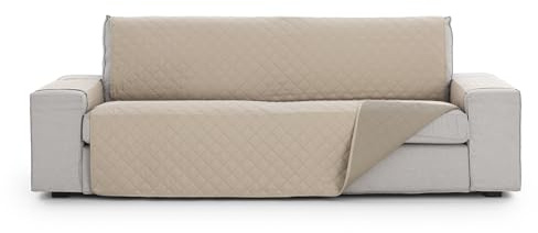 Eysa Magnus Salvasofá o Funda de sofá Acolchada y Reversible 155cm (Medida de sentada) 3 plazas 00 Crudo