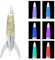 GorYeeFine LED Silver Star Glitter Lamp,Color Changing Motion Lamp Gift of Christmas for Adults and Kids LED Glitter Lamps with Rocket Feature for Room Decor as Night Light