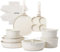 JEETEE Batterie de Cuisine Antiadhésive 20 Pcs, Sets de Poêles et Casseroles avec Poignée Amovible, Ensemble de Cuisine pour Camping-car, Empilable, Passe au Four, Sans PFAS/PFOA, Beige