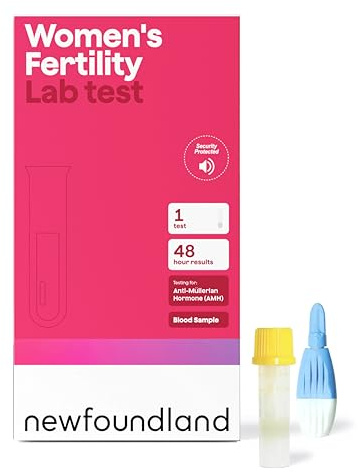 Newfoundland Women's Fertility Test | AMH Test | Test Your Ovarian Reserve | at-Home Fertility Blood Test | Female Fertility | Personalised Report Included | Health Results in 48 Hours