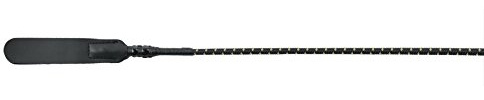 Fusta de doma WHIP & GO Claquette, negro/beis., negro/beige, Longueur 90 cm