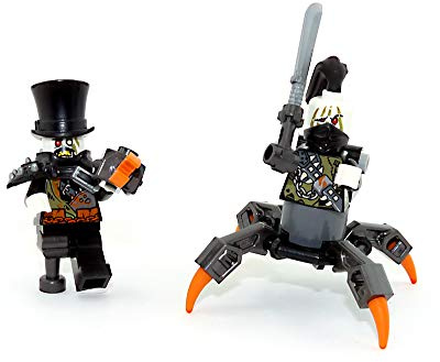 LEGO Ninjago 2 Iron Baron and His Buddy the Legless Hunter with Weapons